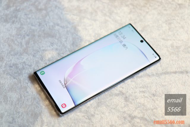 Galaxy Note10 星環銀正面