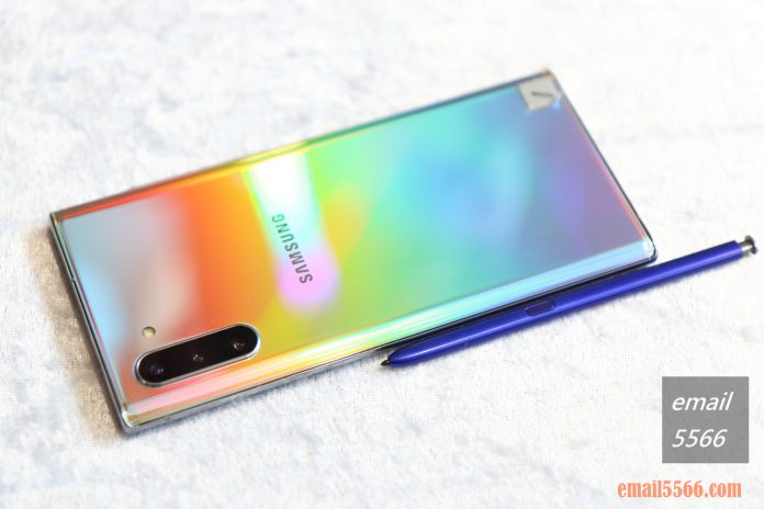 Galaxy Note10 星環銀背面反光