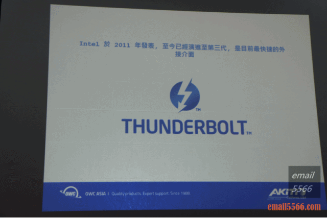 2019 XF 台北網聚-OWC-Thunderbolt 3