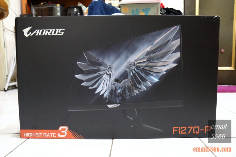 GIGABYTE AORUS FI27Q-P 電競螢幕開箱-2k 8bit+FRC 165Hz