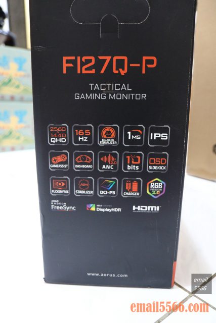 AORUS FI27Q-P 電競螢幕-包裝側面 aorus fi27q-p GIGABYTE AORUS FI27Q-P 電競螢幕開箱-2k 8bit+FRC 165Hz IMG 3967 427x640