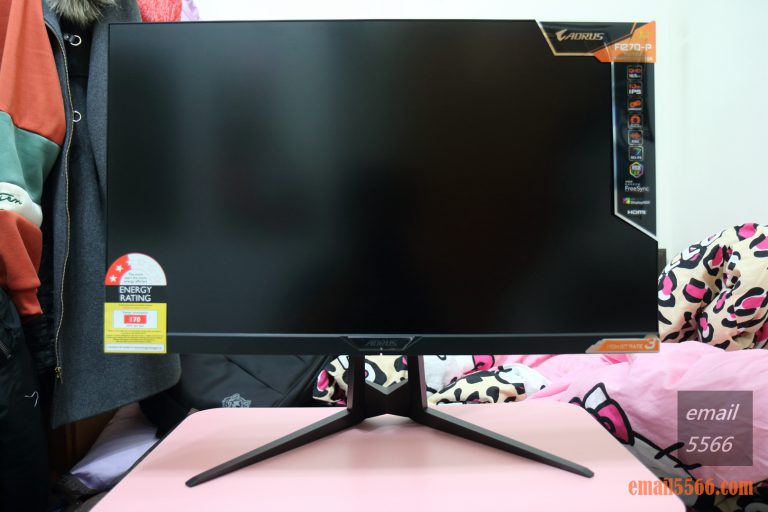 GIGABYTE AORUS FI27Q-P 電競螢幕開箱-2k 8bit+FRC 165Hz