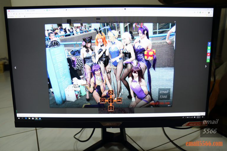 GIGABYTE AORUS FI27Q-P 電競螢幕開箱-2k 8bit+FRC 165Hz