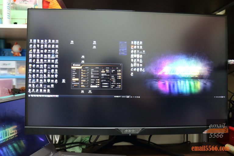 GIGABYTE AORUS FI27Q-P 電競螢幕開箱-2k 8bit+FRC 165Hz