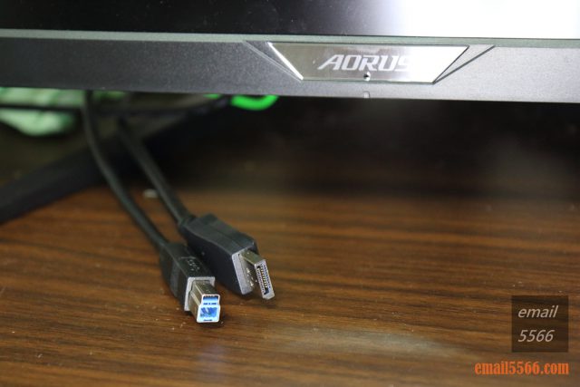 AORUS FI27Q-P 電競螢幕-DP 1.4線 (HBR3認證) 支援1440p 240Hz或4K 120Hz、開啟OSD Sidekick 軟體 USB-TypeB to A線 aorus fi27q-p GIGABYTE AORUS FI27Q-P 電競螢幕開箱-2k 8bit+FRC 165Hz IMG 4128 640x427