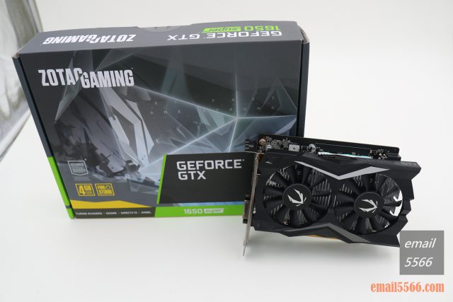 Zotac GTX 1650 Super 開箱-彩盒包裝