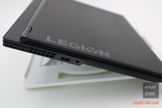 聯想 Legion Y540 電競筆電-GTX 1650+I5H+144Hz 窮人專用機 26888-左側連接埠USB 3.1 Gen 1、耳機/麥克風複合式插孔
