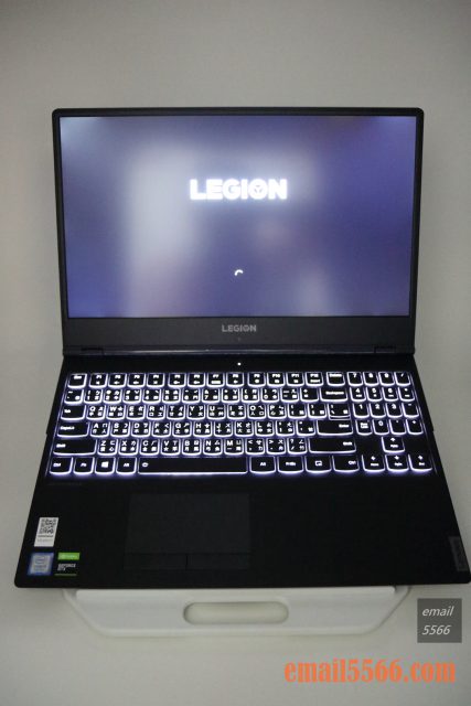 聯想 Legion Y540 電競筆電-GTX 1650+I5H+144Hz 窮人專用機 26888-白色背光黑色鍵盤