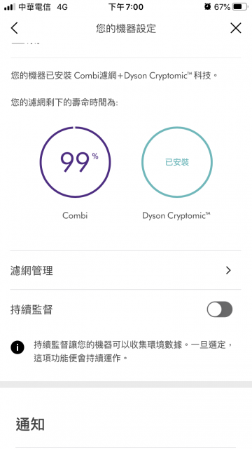 Dyson Pure Cool Cryptomic TP06-Dyson Link 濾網壽命