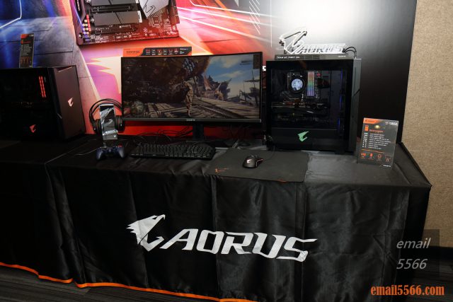 2020 AORUS x AMD 玩家體驗會-現場擺設