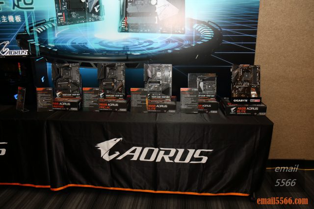 2020 AORUS x AMD 玩家體驗會-現場擺設