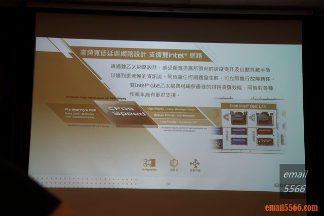 2020 AORUS x AMD 玩家體驗會-高頻寬低延遲網路設計 支援雙Intel® 網路