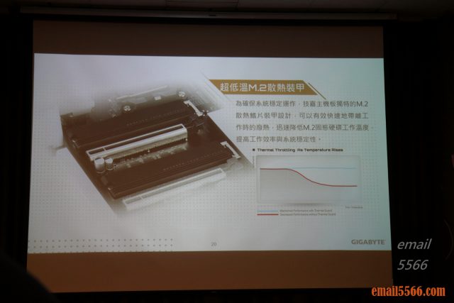 2020 AORUS x AMD 玩家體驗會-M.2 超低溫散熱裝甲