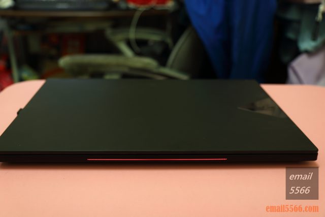 XPG XENIA女武神薩尼亞 電競筆電 1660Ti 開箱-海岸燈 一般電源使用中