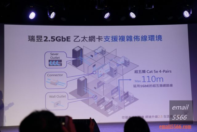 瑞昱Realtek 2.5GbE乙太網路 有感體驗會-支援複雜佈線環境