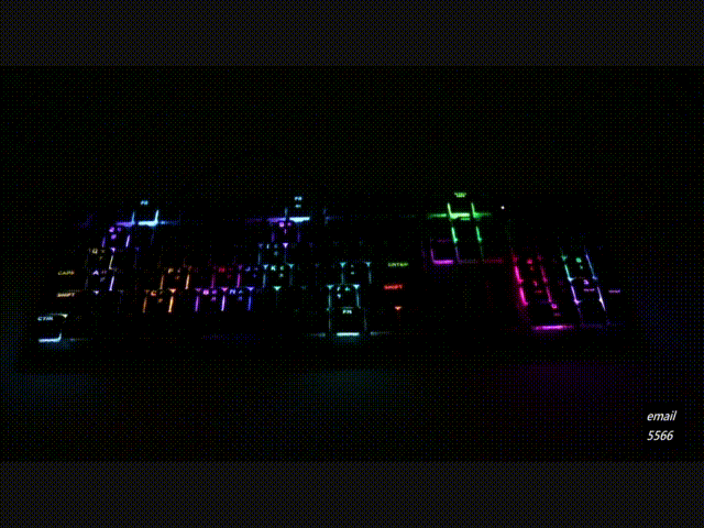 海盜船 CORSAIR K60 RGB PRO機械電競鍵盤 開箱-窄身 RGB CHERRY VIOLA軸-iCUE 燈光效果 雨水