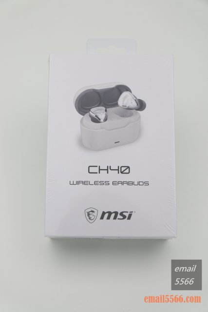 MSI微星CH40 藍芽耳機-正面包裝