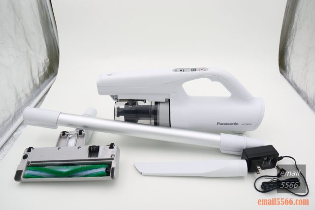 Panasonic MC-SB30J 無線吸塵器-極致輕巧1.6kg、女性/小朋友 輕鬆打掃-吸塵器、二合一V型刷毛吸頭、縫隙吸頭、說明書