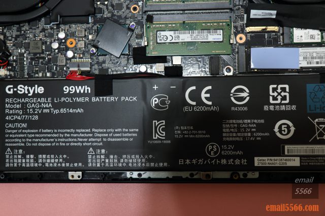 技嘉 AORUS 15P 極速神鷹 電競筆電 開箱-3080顯卡電競、360Hz螢幕更新-99Wh 充電式鋰電池