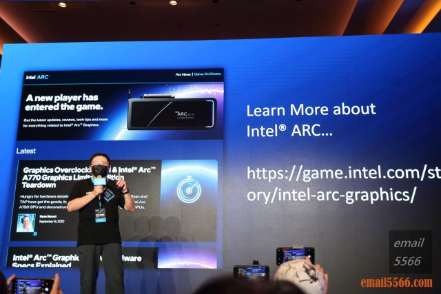 Intel Taiwan Open House 號令玩家作夥來-2022 13代Core x ARC 顯示卡-媒體內容創作上-i9-13900K與i9-Intel ARC 顯示卡官網