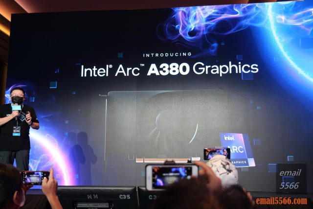 Intel Taiwan Open House 號令玩家作夥來-2022 13代Core x ARC 顯示卡-媒體內容創作上-i9-13900K與i9-入門級別 Intel ARC A380顯示卡