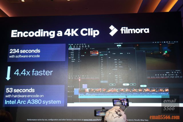 Intel Taiwan Open House 號令玩家作夥來-2022 13代Core x ARC 顯示卡-4K編碼剪輯