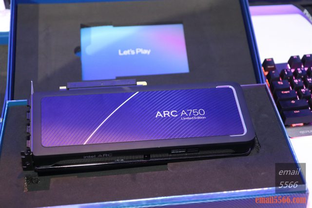 Intel Taiwan Open House 號令玩家作夥來-2022 13代Core x ARC 顯示卡-讓自己沉浸在高性能的遊戲體驗中-Intel Arc顯示介面-Intel ARC A750顯示卡