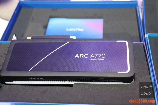 Intel Taiwan Open House 號令玩家作夥來-2022 13代Core x ARC 顯示卡-讓自己沉浸在高性能的遊戲體驗中-Intel Arc顯示介面-Intel ARC A770顯示卡