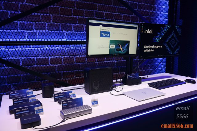 Intel Taiwan Open House 號令玩家作夥來-2022 13代Core x ARC 顯示卡-Thunderbolt 配件