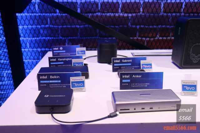 Intel Taiwan Open House 號令玩家作夥來-2022 13代Core x ARC 顯示卡-Thunderbolt 配件