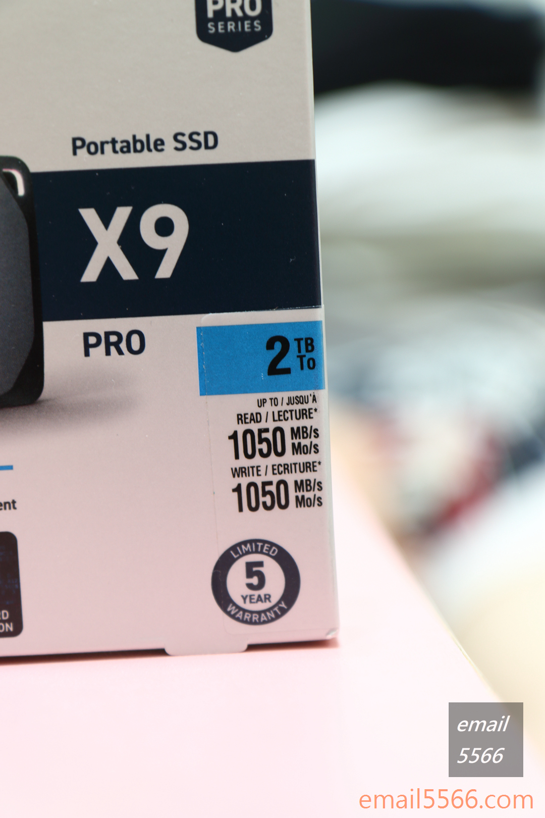 美光 Crucial X9 Pro 行動SSD硬碟 2TB 開箱-提供五年有限保固